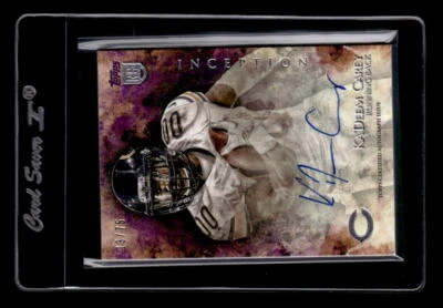 2014 Topps Inception Purple #26R Ka'Deem Carey Auto /75 - NM-MT - Image 1 of 2