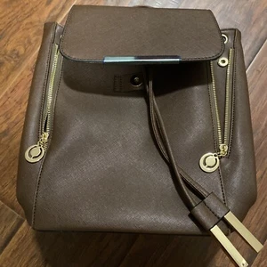 Guang Tong Braun Gold Quaste Tasche Handtasche Rucksack Neu mit Etikett B&E Life - Bild 1 von 8