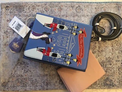 💕Bolso Bandolera Radley London Book Street THE CORONATION Cuero con Solapa-Nuevo con Etiquetas Foto 1 de 4