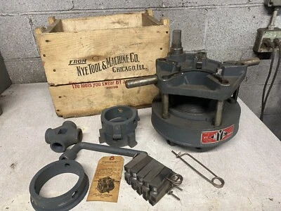 NYE Pipe Threader Die Head 2-1/2"- 4" RIDGID 141 Style Made In Chicago IL  NOS - Image 1 of 4