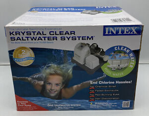 Intex  Krystal Clear Salt Water Pool Pump System 28663EG