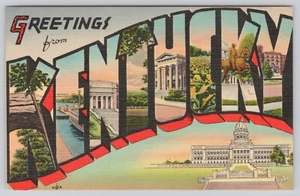 POSTAL KENTUCKY Carta Grande Postal Capitolio del Estado - Imagen 1 de 3