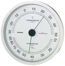 EMPEX Meteorological Temperature Hygrometer Super EX EX-2747 Shine Silver F/S