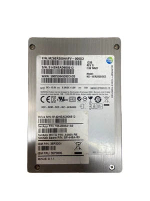 8x SAMSUNG MZ-6ER2000/0G3 200GB SSD 2.5" SAS - Image 1 of 2