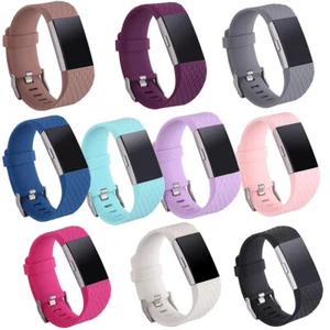Für Fitbit Charge 2 Ersatz Silikon Gummi Band Armband LED Armband .Y - Bild 1 von 20