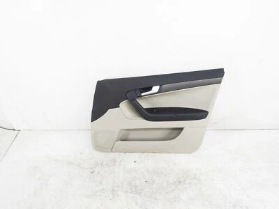 2009-2013 Audi A3 4-Door Front Right Passenger Interior Door Trim Panel - Beige - Image 1 of 4