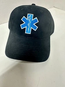 NEU MEDIZINISCHER SANITÄTER LEBENSSTERN SYMBOL 100 % BAUMWOLLE EINHEITSGRÖSSE PASST DEN MEISTEN  - Bild 1 von 1