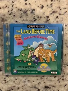 The Land Before Time PC CD-ROM 1997 Activity Center, Tested & Working.Preowned - Picture 1 of 7