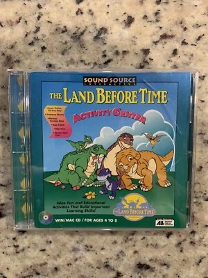 The Land Before Time PC CD-ROM  1997 Activity Center, Tested & Working.Preowned - Image 1 of 4