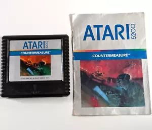 Countermeasure Atari 5200 game w/ Rough Manual - Tested & Working *READ* - Picture 1 of 9
