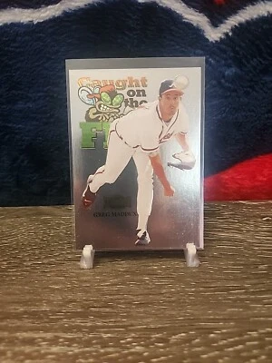 1999 Metal Universe Atlanta Braves Baseball Card #243 Greg Maddux FLY - Image 1 of 2