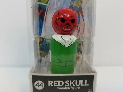 Pin de madera The Red Skull Mates Marvel Comics figura juguete 2017 nuevo envío gratuito Foto 1 de 4