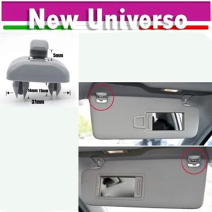 1x Supporto Gancio Parasole Audi A1, A3, A4, A5, Q3, Q5 - Installazione Semplice - Foto 1 di 1