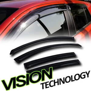 For 07-12 Altima Sedan Sun/Rain Tint Guard Vent Shade Deflector Window Visor 4PC - Picture 1 of 2