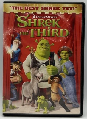 Shrek The  Third DVD  Widescreen Edition Included Tournament Games Animation - Image 1 of 3