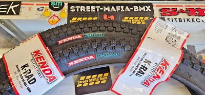 Велосипедные шины KENDA K-RAD BMX 20x 2,125 дюйма 1 ПАРА Blk Dirt Fit Mid School Haro GT DK - Изображение 1 из 3
