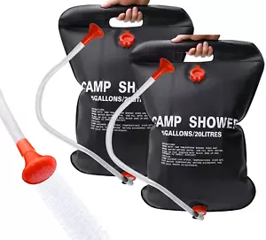 Bolsa de ducha portátil para camping paquete de 2 5 galones/20L - Imagen 1 de 11
