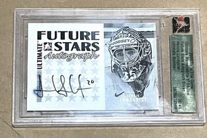 2005/06 Henrik Lundqvist In The Game Future Stars Ultimate Autograph Card - Picture 1 of 5