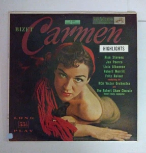 Georges Bizet's Carmen (in French) LM 1749 Vinyl LP Record Album - Picture 1 of 2
