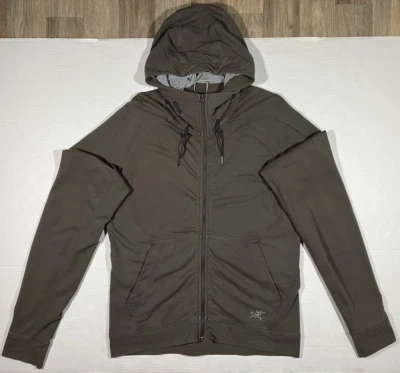Sudadera con Capucha Arcteryx Cremallera Completa Marrón Envejecido Senderismo Gorpcore Para Hombres Talla M Foto 1 de 4