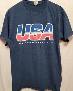 Camiseta Fruit Of The Loom de algodón pesado para mujer EE. UU. talla M azul - Imagen 1 de 7