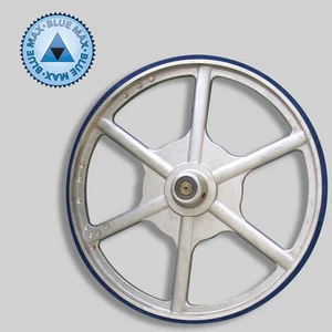 BLUE MAX SUPER DUTY URETHANE BAND SAW TIRE SET FOR 20" DELTA 28-3X5 BAND SAW - Picture 1 of 6