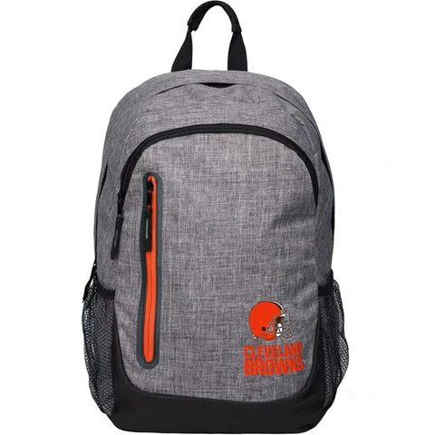 Cleveland Browns Grey Bold Color FOCO Backpack - NFL Cover
