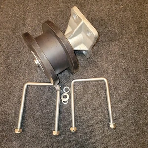 BOYIKSH 4" Poste Cuadrado 2'' Eslabón de Cadena Cerca Puerta Marco Nylon Rodillo Voladizo - Imagen 1 de 4