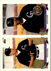 1993 (ROCKIES) Topps Inaugural Rockies #621 Mike Kotarski/Greg Boyd/10000