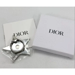 Christian DIOR SMARTPHONE RING Holder SILVER Star - Picture 1 of 5