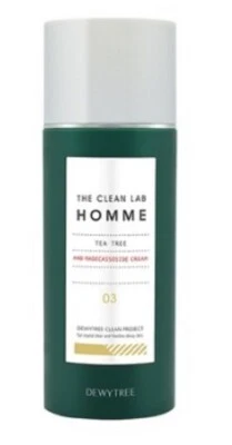 Dewytree The Clean Lab Homme Tea Tree and medecasoside cream 100ml moisture - Image 1 of 2