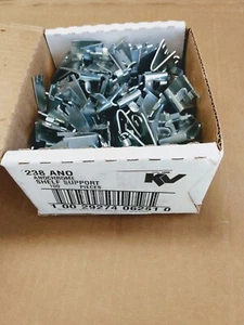 Knape & Vogt 238 Regalträger Clips in Anochromoptik Karton mit 100 Stück - Bild 1 von 4