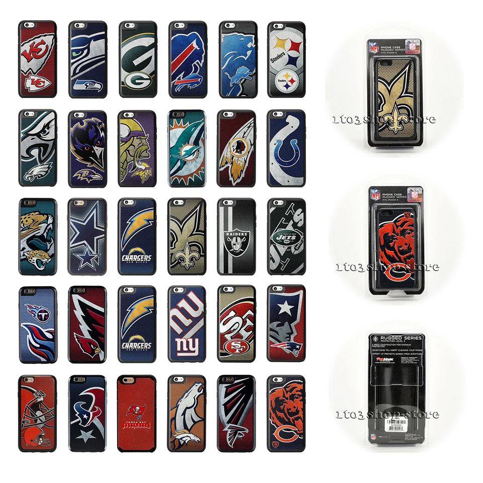 Official NFL Dual-Layer Rugged Case Cover For iPhone 6 iPhone 6s - Image 1 of 4