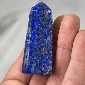 "Chakra de cristal de piedra de torre de lapislázuli de 2,5"" de alto" - Imagen 1 de 7