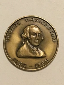 Medaglia in ottone Mount Veron, VA "George Washington" - Foto 1 di 6