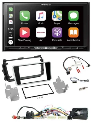 Pioneer 2DIN Lenkrad USB DAB DVD Bluetooth Autoradio für Nissan Micra 2017-2019 - Bild 1 von 4