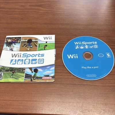 Wii Sports (Nintendo Wii) Disc & Cardboard Sleeve Tested Working - Image 1 of 3
