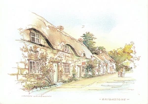 (x29) Brighstone - Large Isle of Wight Postcard - Foto 1 di 2