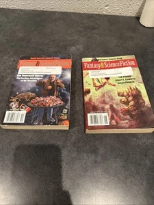 FANTASY & SCIENCE FICTION May/June Sept/Oct 2016 Lot Of 2 Softcover Books - Zdjęcie 1 z 3