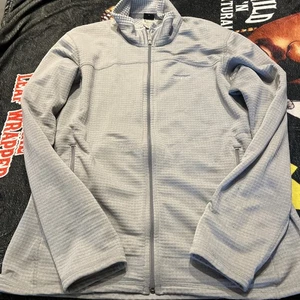 Chaqueta PATAGONIA POLARTEC Para Hombre Cremallera Completa Gris Tejido Gofre Talla L Elastizada Activa - Imagen 1 de 8