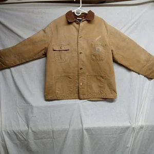 Chaqueta De Colección Carhartt EE. UU. Talla XL 44 Reg Para Hombres Union Manta Forrada Tareas de Granero - Imagen 1 de 17