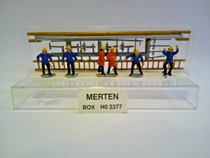 Merten Box 2377 German Firemen Set - Deutsche Feuerwehr - West Berlin Germany - Picture 1 of 6