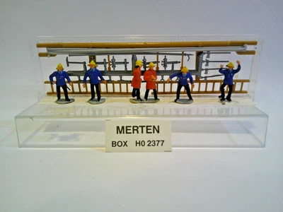 Merten Box 2377 German Firemen Set - Deutsche Feuerwehr - West Berlin Germany - Image 1 of 4