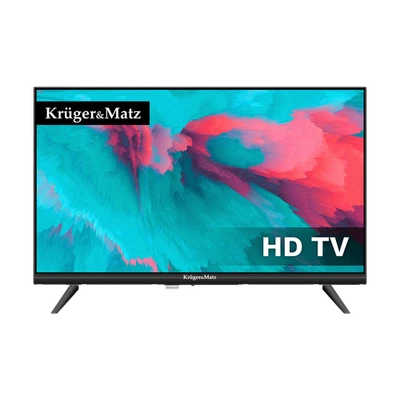 TV Kruger&Matz 24" HD DVB-T2 H.265 HEVC 230/12V - Bild 1 von 4