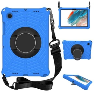 Kid Case Samsung Galaxy Tab A E A8 10.5 A7 Lite Shockproof Rotating Stand Cover - Picture 1 of 28