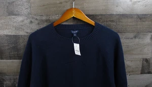 J.Crew Pullover Herren 2XL Marine Rundhals Lammwollmischung Strickpullover Stil AA027 - Bild 1 von 12