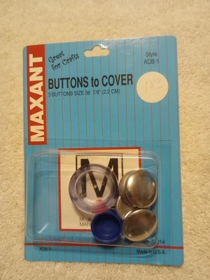 Maxant 3 Buttons to Cover Size 36 7/8" Crafts  - Image 1 of 2