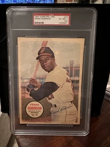 1967 Topps Pin-Ups #19 Frank Robinson PSA 6.5 HOF Baltimore Orioles 1190 - Picture 1 of 2
