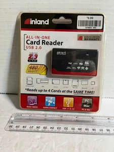 Inland Pro Series All-in-One Card Reader/Writer USB 2.0 Plug & Play SD/SDHC/MMC - Picture 1 of 2