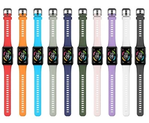 Sport Fitness Silikon Armband Riemen für Huawei Band 6/6 Pro Honor Band 6 - Bild 1 von 29